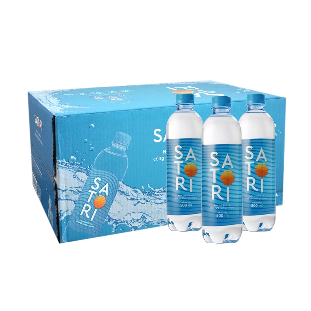 Thùng nước Satori 500ml (24 chai)