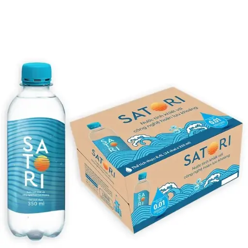 Thùng nước Satori 350ml (24 chai)