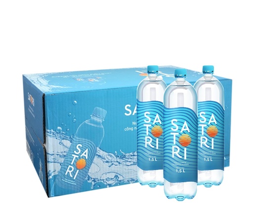 Thùng nước Satori 1.5L (12 chai)